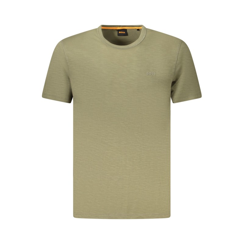 BOSS T-SHIRT MANICHE CORTE UOMO VERDE