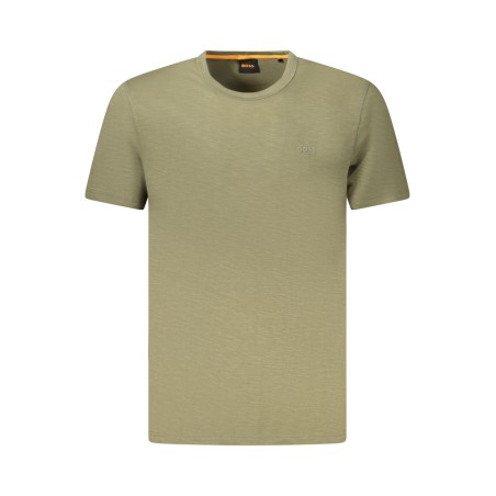 BOSS T-SHIRT MANICHE CORTE UOMO VERDE
