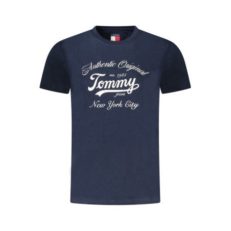 TOMMY HILFIGER T-SHIRT MANICHE CORTE DONNA BLU