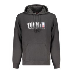 TOMMY HILFIGER FELPA SENZA ZIP UOMO NERO