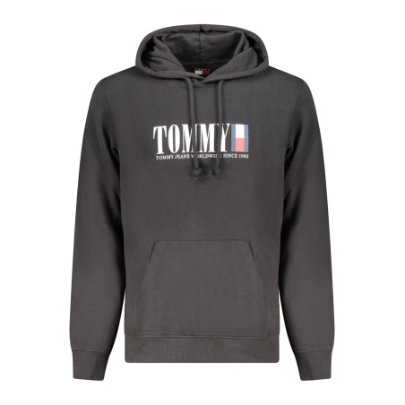 TOMMY HILFIGER FELPA SENZA ZIP UOMO NERO