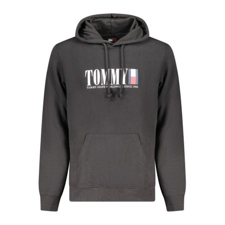TOMMY HILFIGER FELPA SENZA ZIP UOMO NERO