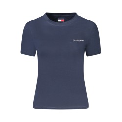 TOMMY HILFIGER T-SHIRT MANICHE CORTE DONNA BLU