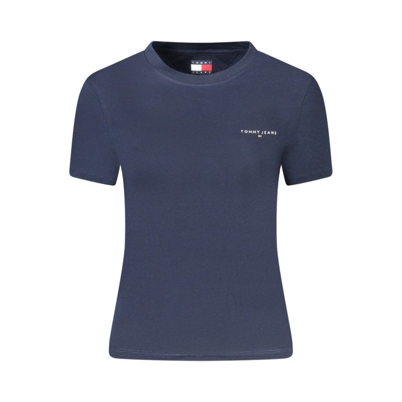 TOMMY HILFIGER T-SHIRT MANICHE CORTE DONNA BLU