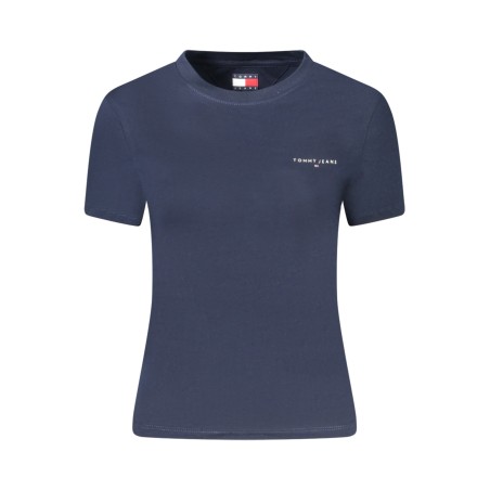 TOMMY HILFIGER T-SHIRT MANICHE CORTE DONNA BLU