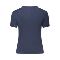 TOMMY HILFIGER T-SHIRT MANICHE CORTE DONNA BLU