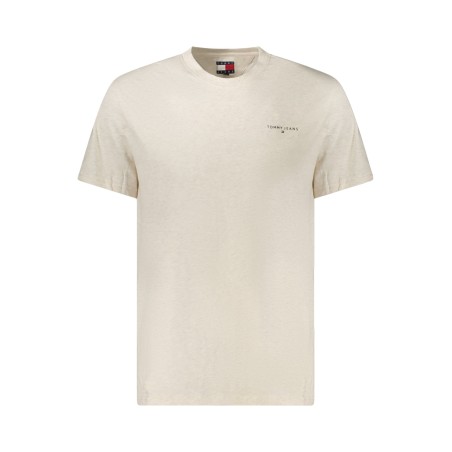 TOMMY HILFIGER T-SHIRT MANICHE CORTE UOMO BEIGE