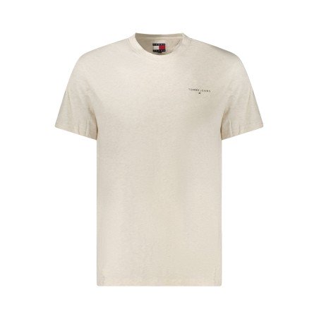 TOMMY HILFIGER T-SHIRT MANICHE CORTE UOMO BEIGE