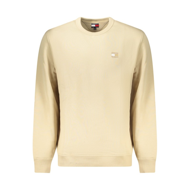 TOMMY HILFIGER FELPA SENZA ZIP UOMO BEIGE