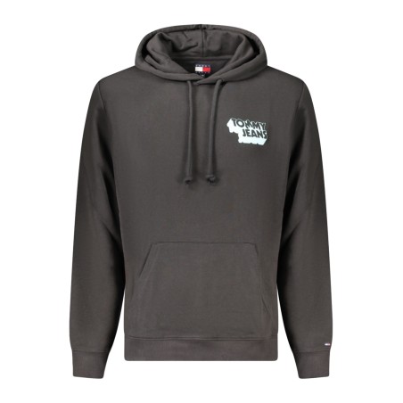 TOMMY HILFIGER FELPA SENZA ZIP UOMO NERO