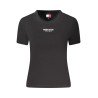TOMMY HILFIGER T-SHIRT MANICHE CORTE DONNA NERO