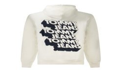 TOMMY HILFIGER FELPA SENZA ZIP UOMO BIANCO