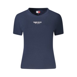TOMMY HILFIGER T-SHIRT MANICHE CORTE DONNA BLU