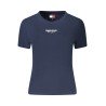 TOMMY HILFIGER T-SHIRT MANICHE CORTE DONNA BLU