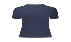 TOMMY HILFIGER T-SHIRT MANICHE CORTE DONNA BLU