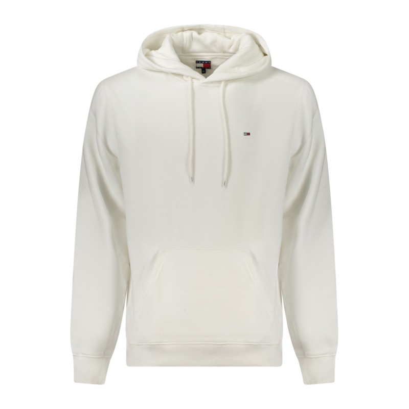 TOMMY HILFIGER FELPA SENZA ZIP UOMO BIANCO