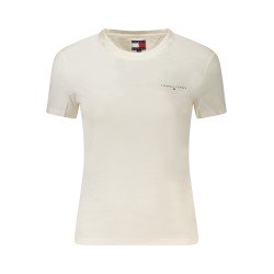 TOMMY HILFIGER T-SHIRT MANICHE CORTE DONNA BIANCO