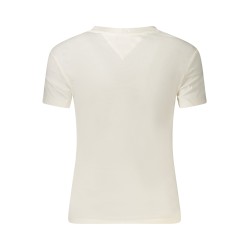 TOMMY HILFIGER T-SHIRT MANICHE CORTE DONNA BIANCO