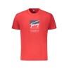 TOMMY HILFIGER T-SHIRT MANICHE CORTE UOMO ROSSO
