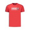 TOMMY HILFIGER T-SHIRT MANICHE CORTE UOMO ROSSO