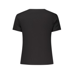 TOMMY HILFIGER T-SHIRT MANICHE CORTE DONNA NERO