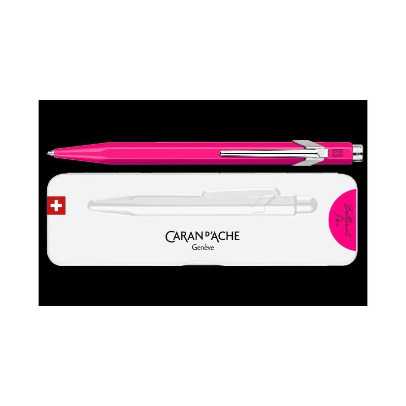 Stylo bille 849™ Rose fluo avec étui slimpack