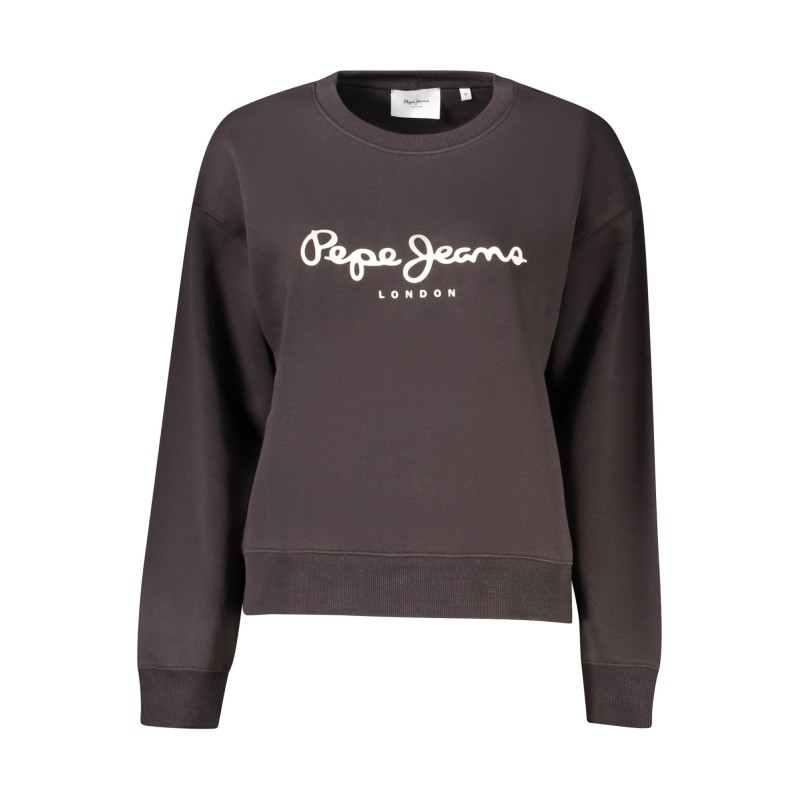 PEPE JEANS FELPA SENZA ZIP DONNA NERO