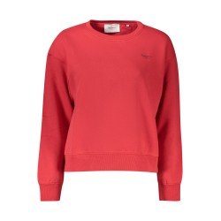 PEPE JEANS FELPA SENZA ZIP DONNA ROSSO