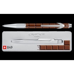 Stylo bille 849™ Totally Swiss - Chocolat étui slimpack