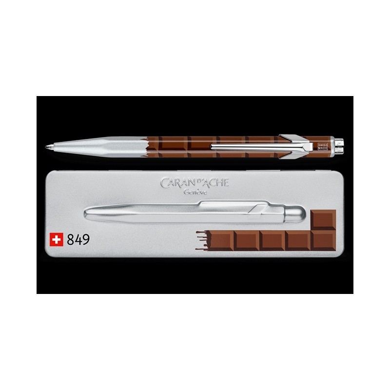 Stylo bille 849™ Totally Swiss - Chocolat étui slimpack
