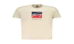 TOMMY HILFIGER T-SHIRT MANICHE CORTE UOMO BEIGE