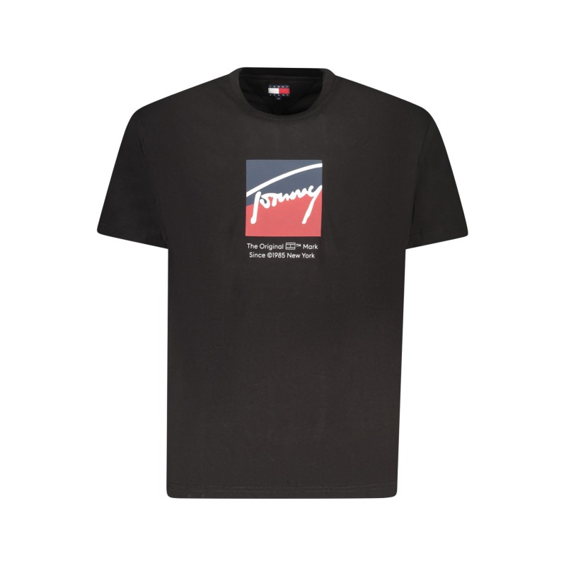 TOMMY HILFIGER T-SHIRT MANICHE CORTE UOMO NERO