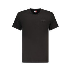 TOMMY HILFIGER T-SHIRT MANICHE CORTE UOMO NERO