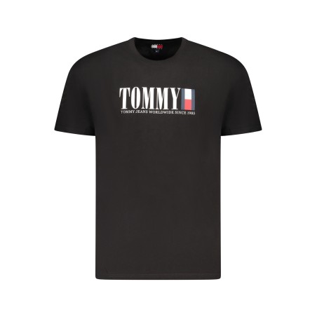 TOMMY HILFIGER T-SHIRT MANICHE CORTE UOMO NERO