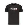 TOMMY HILFIGER T-SHIRT MANICHE CORTE UOMO NERO