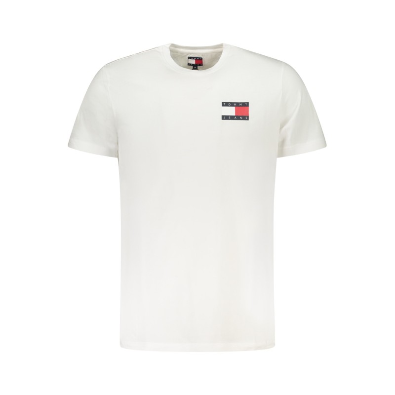 TOMMY HILFIGER T-SHIRT MANICHE CORTE UOMO BIANCO