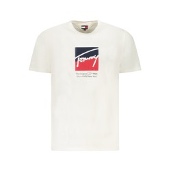 TOMMY HILFIGER T-SHIRT MANICHE CORTE UOMO BIANCO