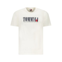 TOMMY HILFIGER T-SHIRT MANICHE CORTE UOMO BIANCO