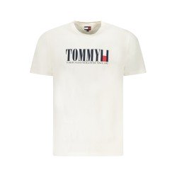 TOMMY HILFIGER T-SHIRT MANICHE CORTE UOMO BIANCO