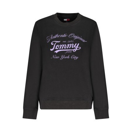 TOMMY HILFIGER FELPA SENZA ZIP DONNA NERO