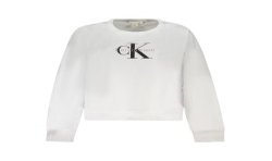 CALVIN KLEIN FELPA SENZA ZIP DONNA BIANCO
