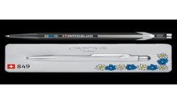 Stylo bille 849™ Totally Swiss - Edelweiss noir avec étui slimpack