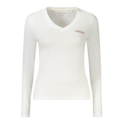GUESS JEANS T-SHIRT MANICHE LUNGHE DONNA BIANCO