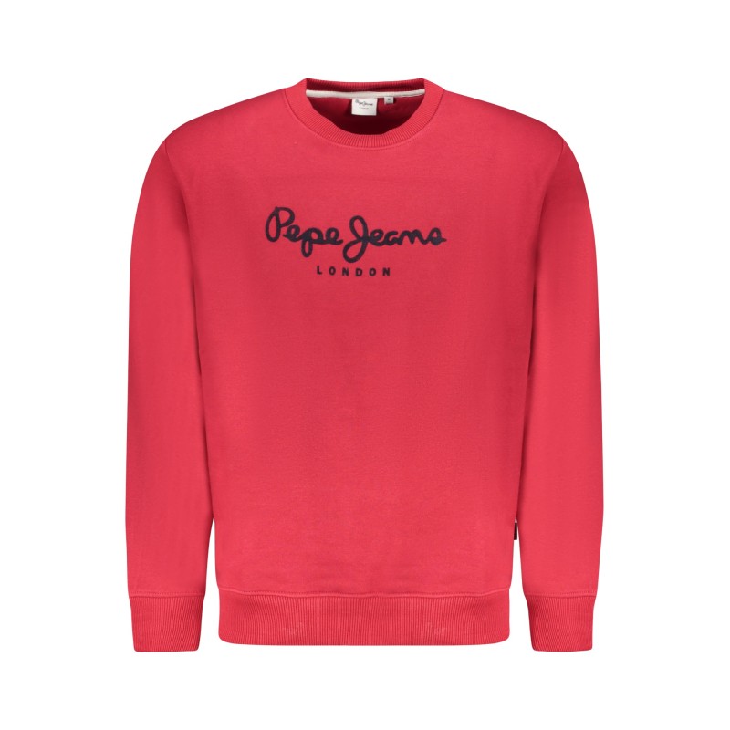 PEPE JEANS FELPA SENZA ZIP UOMO ROSSO