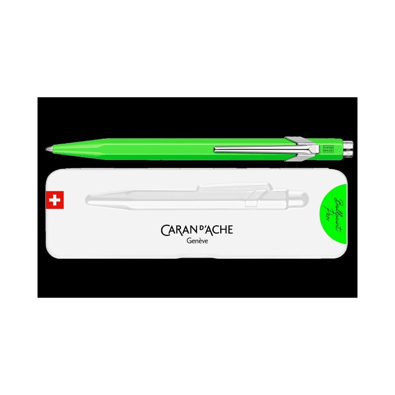 Stylo bille 849™ Vert fluo avec étui slimpack