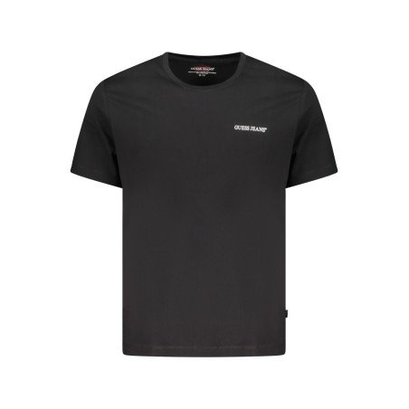 GUESS JEANS T-SHIRT MANICHE CORTE UOMO NERO