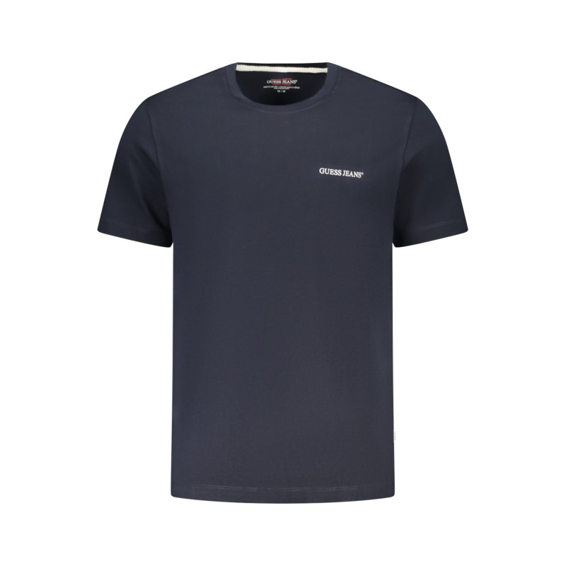 GUESS JEANS T-SHIRT MANICHE CORTE UOMO BLU