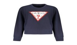 GUESS JEANS FELPA SENZA ZIP DONNA BLU