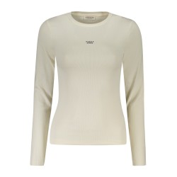 GUESS JEANS T-SHIRT MANICHE LUNGHE DONNA BIANCO