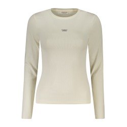 GUESS JEANS T-SHIRT MANICHE LUNGHE DONNA BIANCO